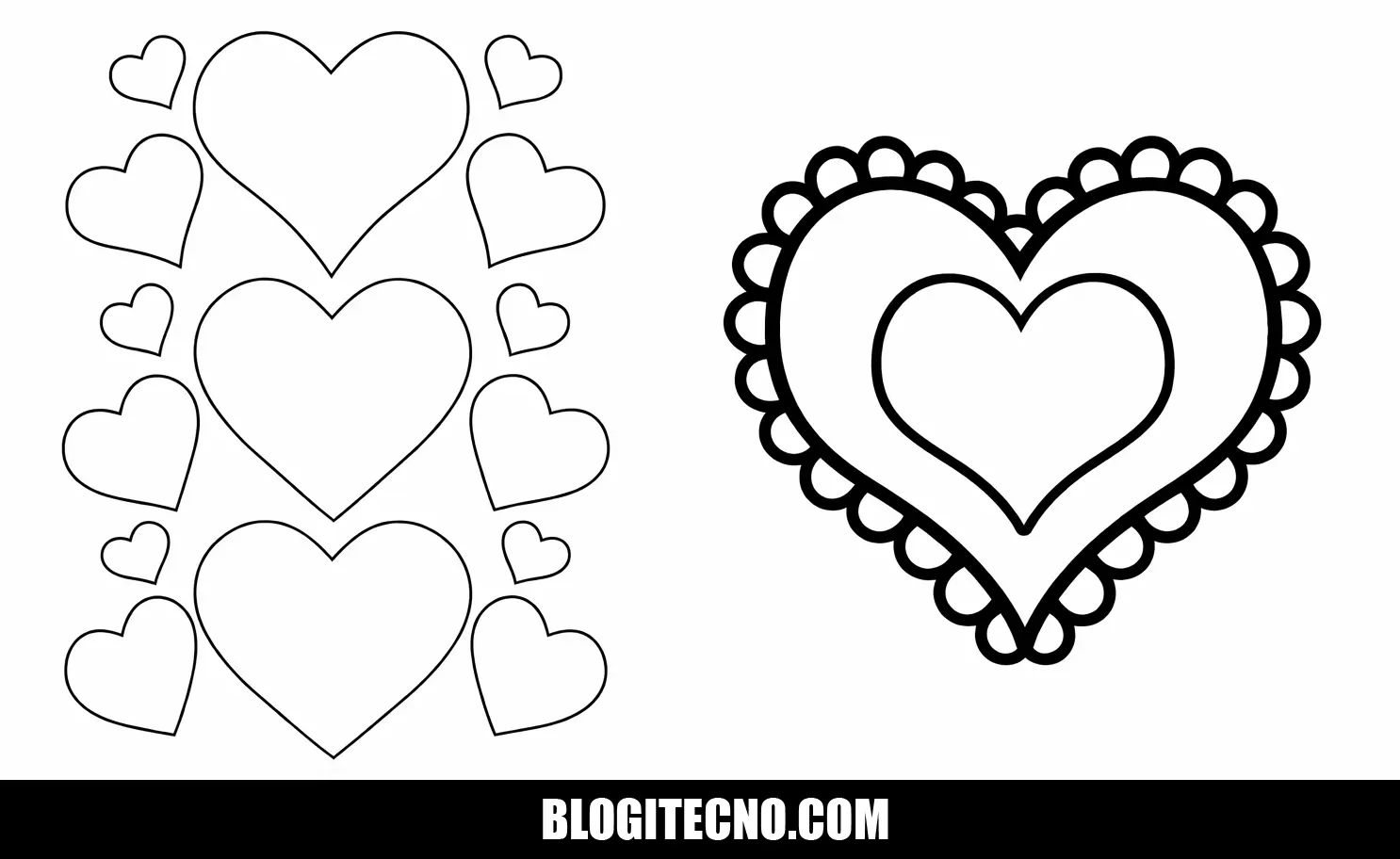 Corazones para Colorear