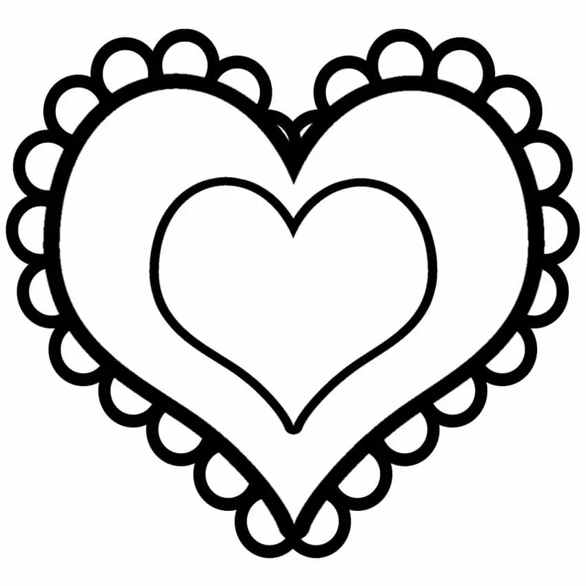 Corazones para Colorear