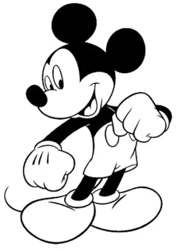 Mickey Mouse en Dibujo