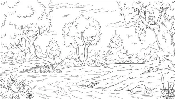 Paisaje a Lápiz