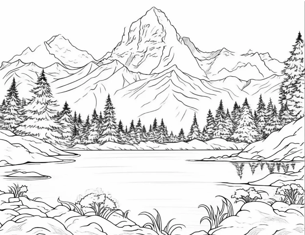 Paisaje Fácil para Dibujar