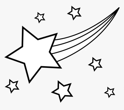 Dibujo Estrellas Fugaces