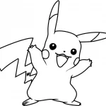 dibujos de pikachu2
