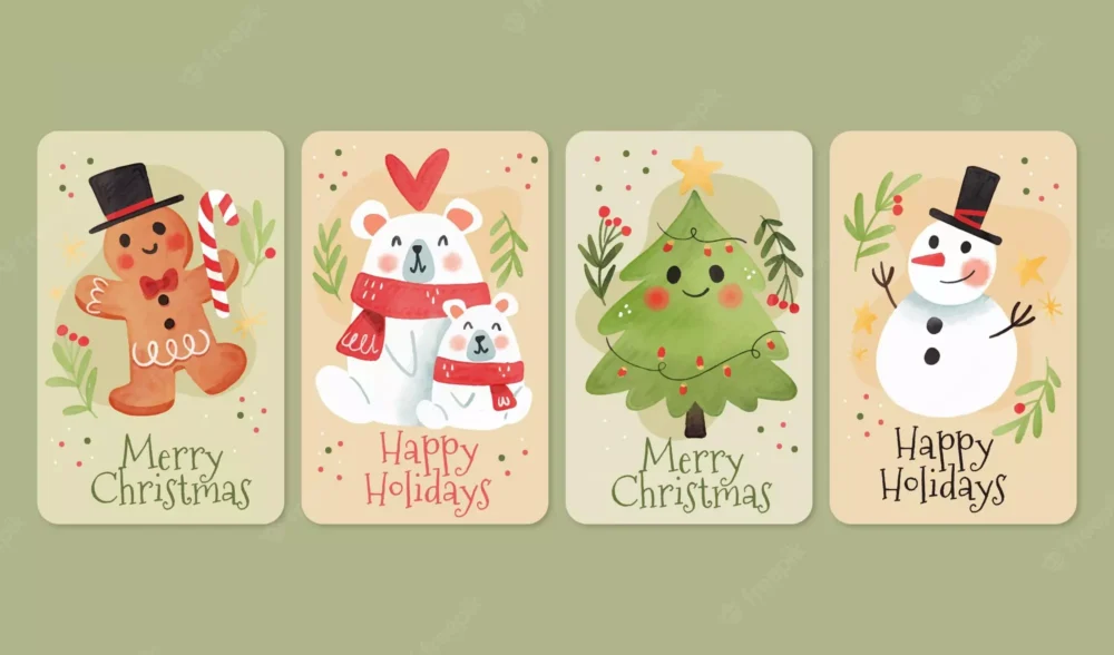 Tarjetas Navideñas para Imprimir