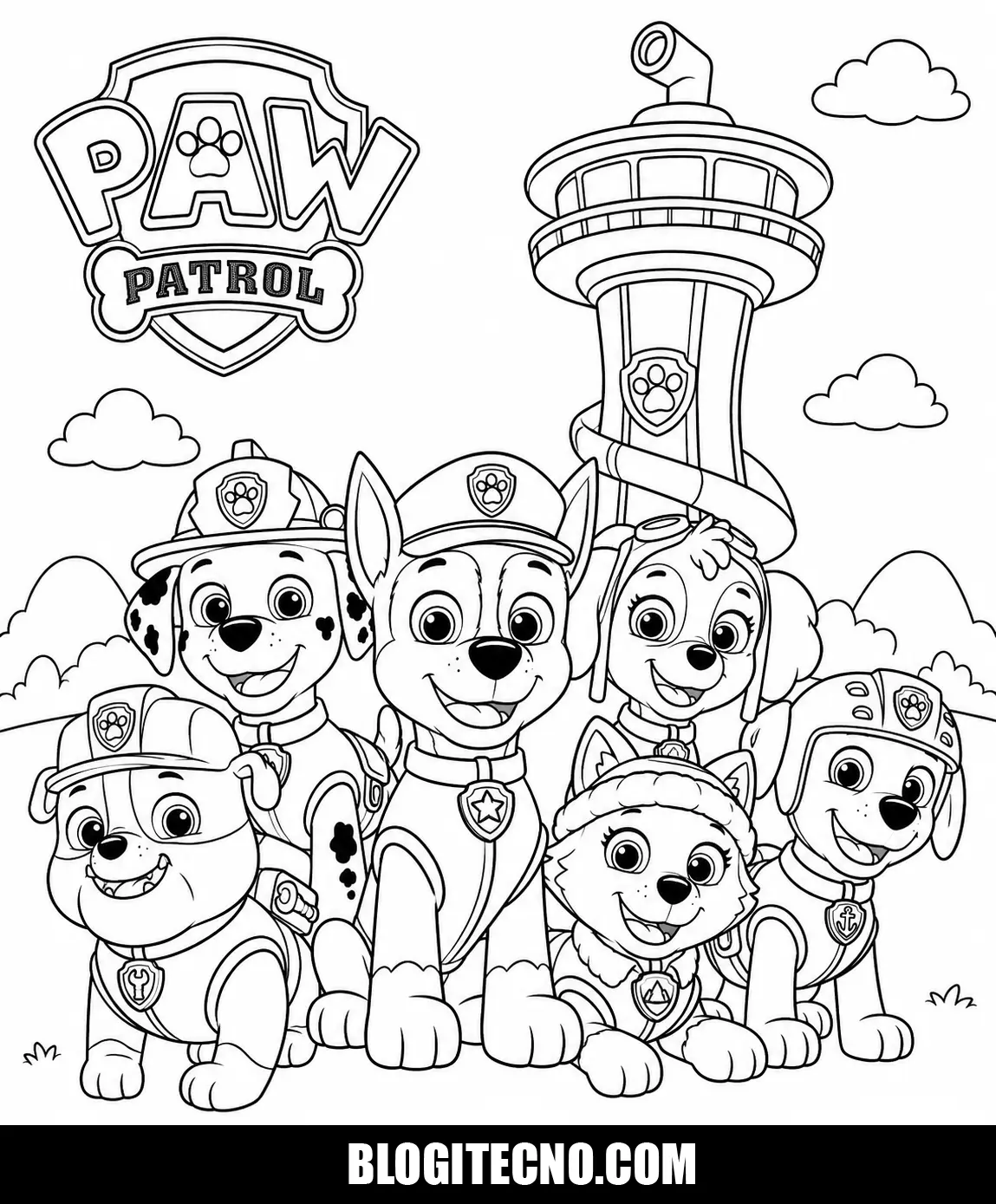Dibujo Paw Patrol