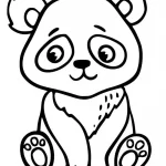 dibujos de osos panda7