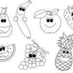dibujos de frutas5