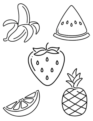 Fruta para Dibujar