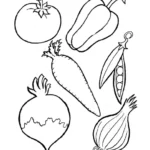 dibujos de verduras2