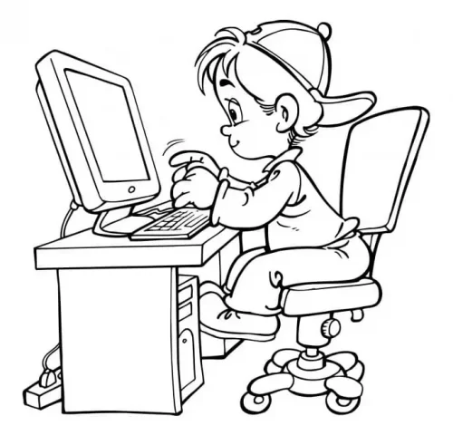 Computadora Dibujo
