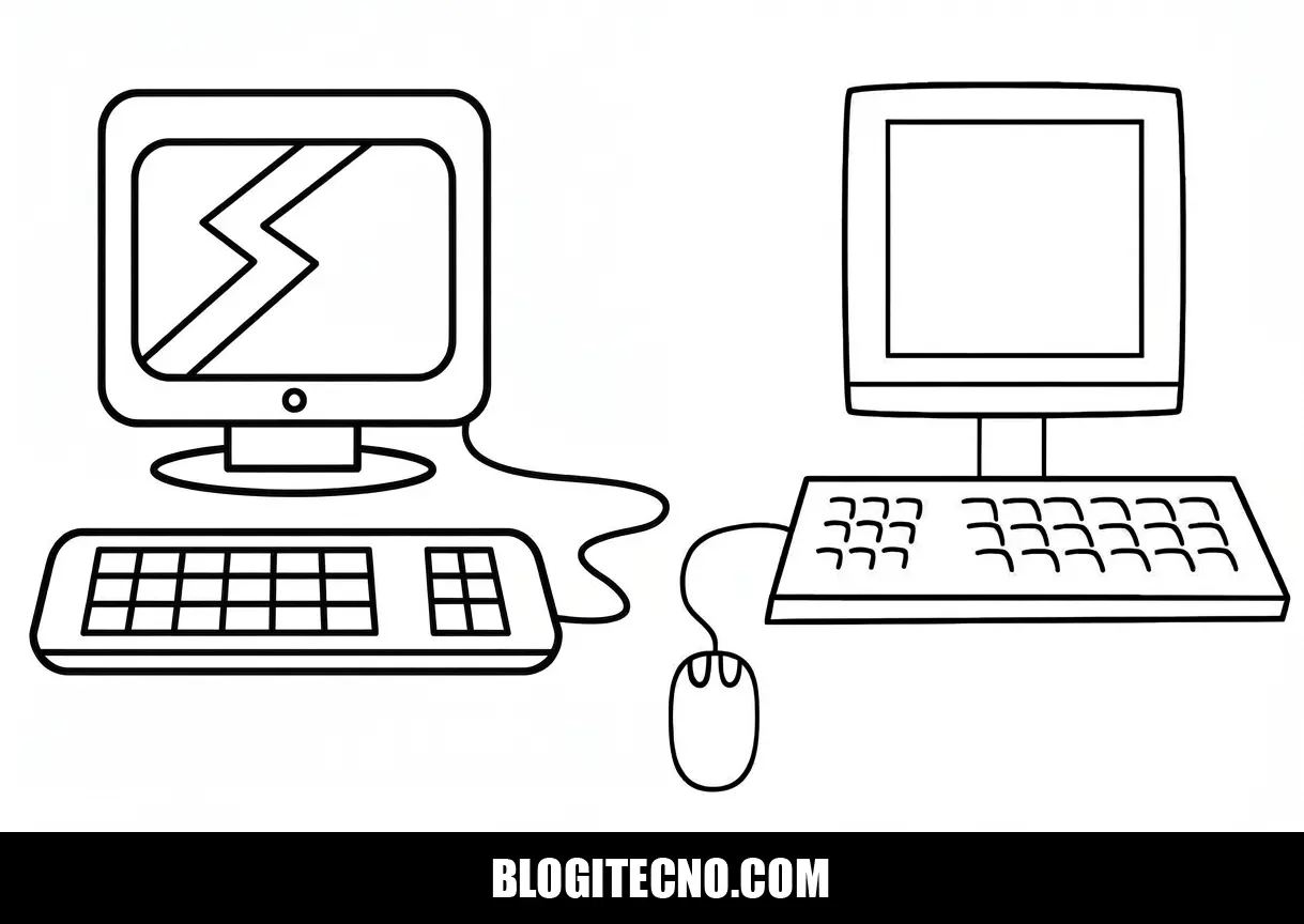 Computadora Dibujo