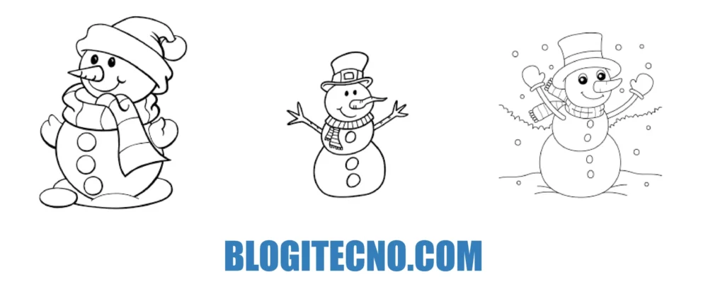 Dibujos de Muñecos de Nieve