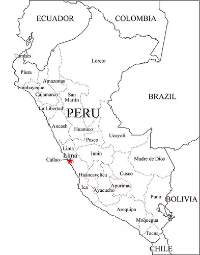 Mapa del Perú
