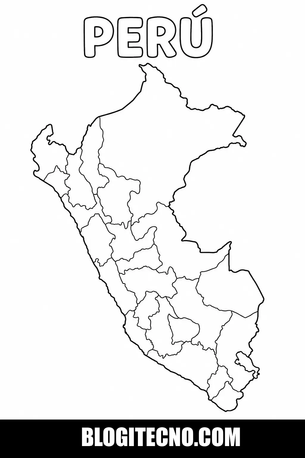 Mapa Político del Perú