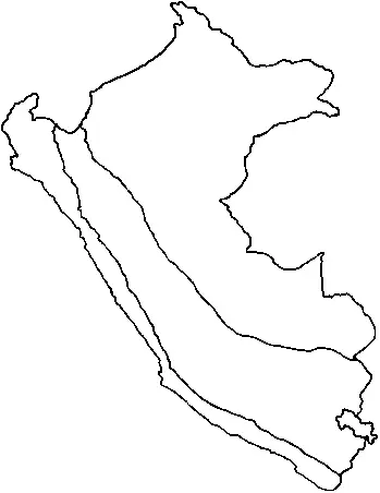 Dibujos del Mapa del Perú para Colorear [Actualizado]