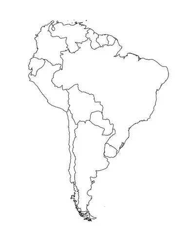 Mapa de Sudamérica para Colorear: Dibujos e Imágenes de América del Sur para Niños [Actualizado]
