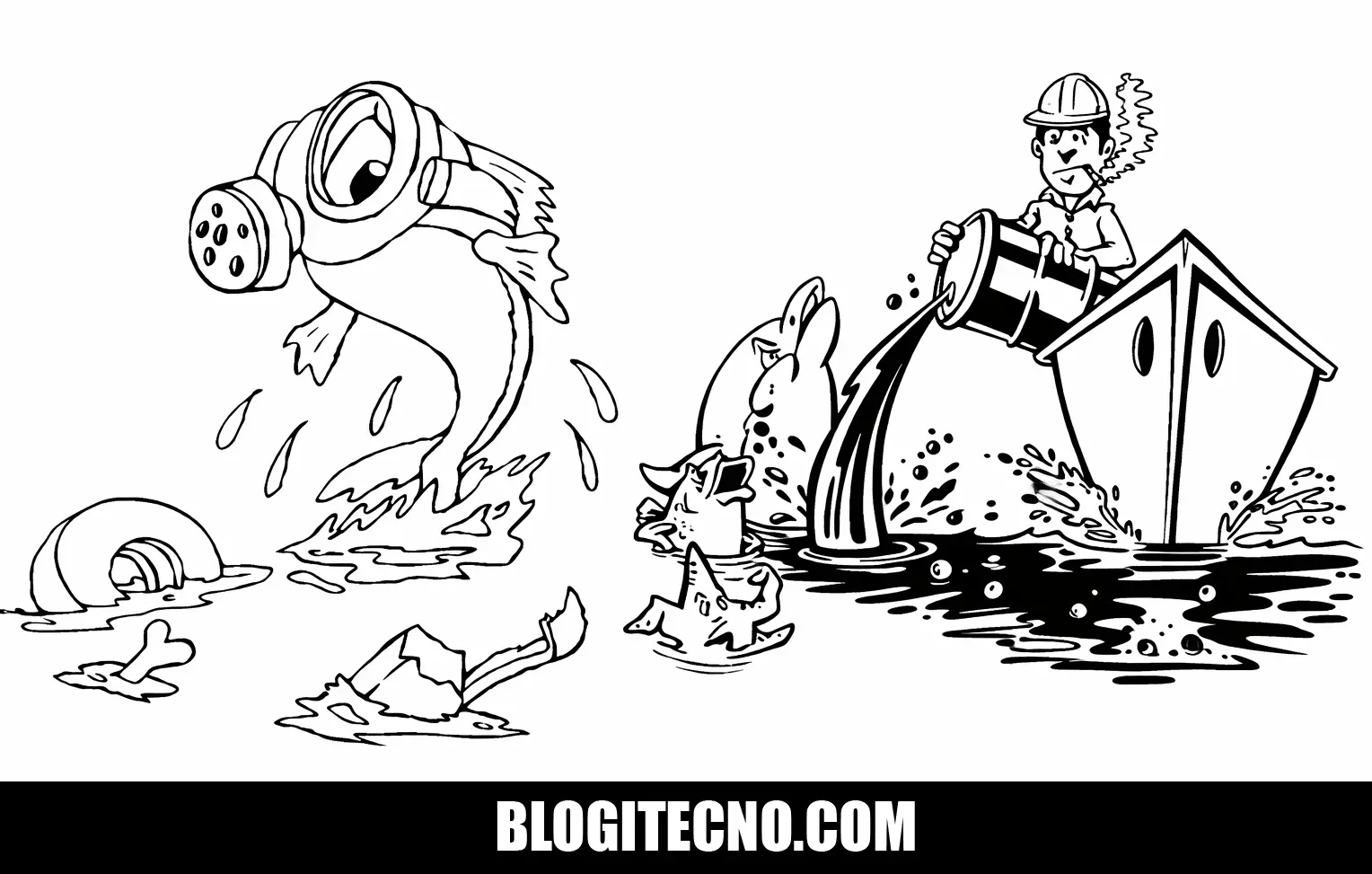 Dibujos de Contaminación del Agua