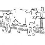 dibujos de vacas3