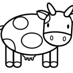 dibujos de vacas5