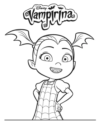 Dibujos e Imágenes de Vampirina para Imprimir y Colorear [Actualizado]