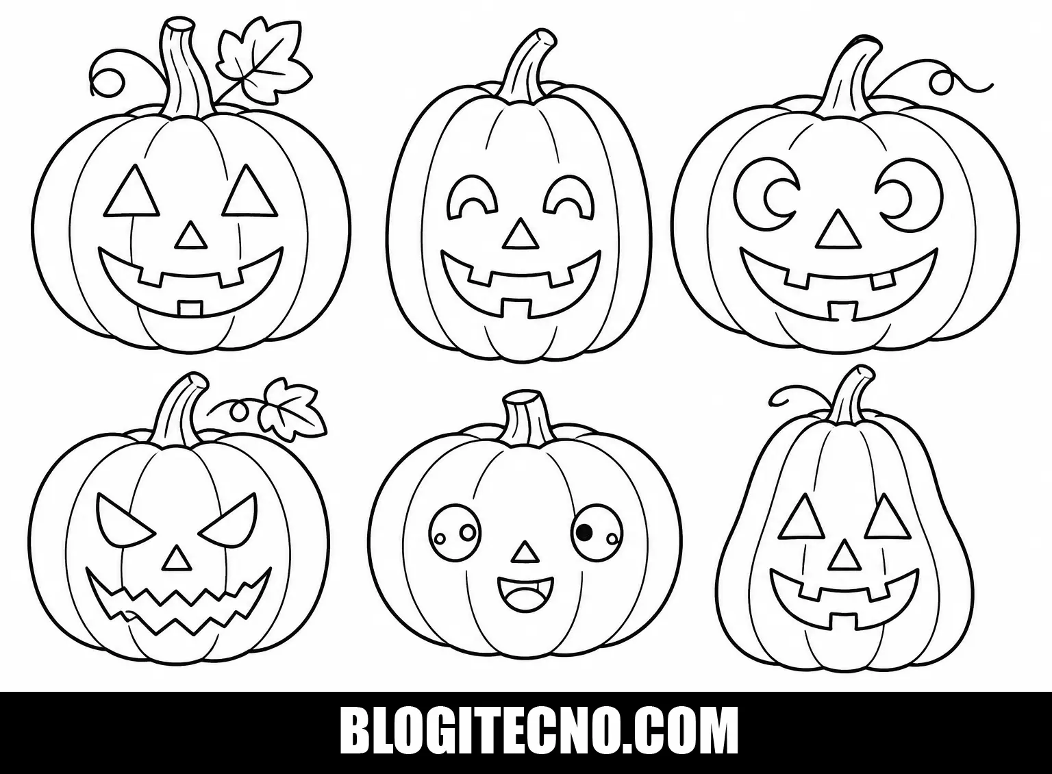 Calabazas Halloween Dibujo
