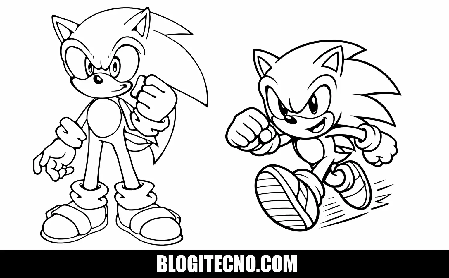 Dibujo Sonic