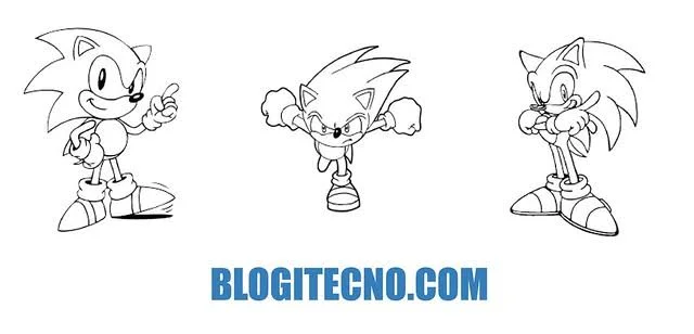 Dibujos de Sonic para Colorear [Actualizado]