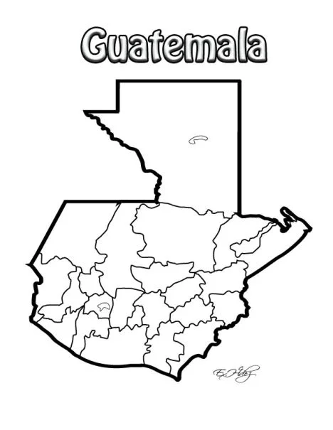 Mapa de Guatemala