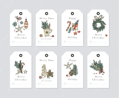 Etiquetas para Regalos de Navidad