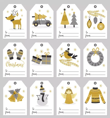 Etiquetas para Regalos de Navidad