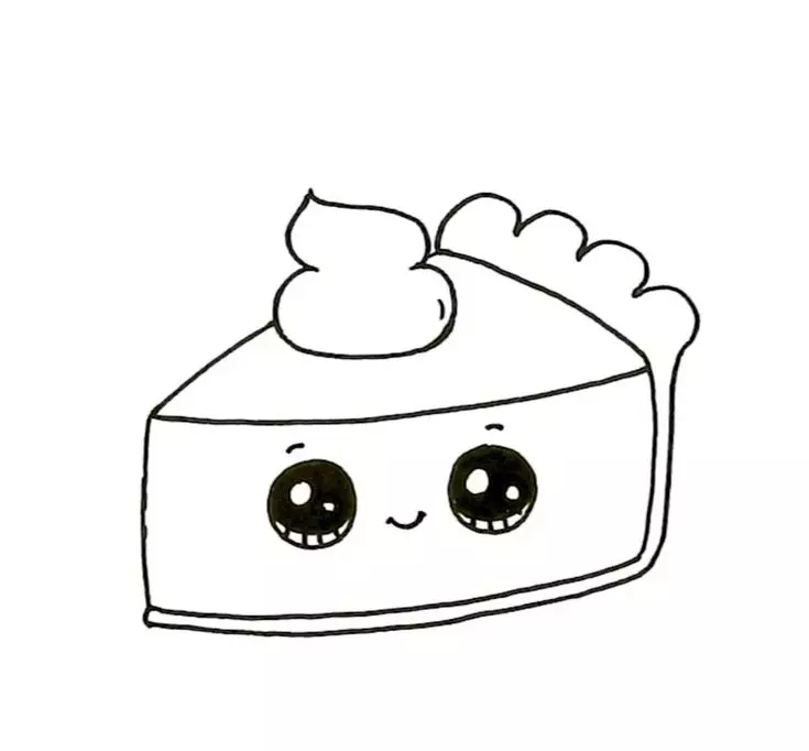 Dibujo Kawaii para Colorear