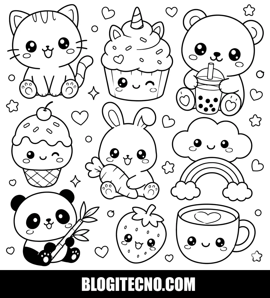 Dibujos Kawaii Fáciles y Bonitos