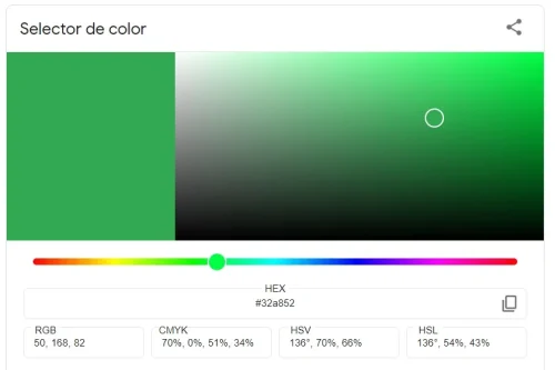 Selector de Color de Google