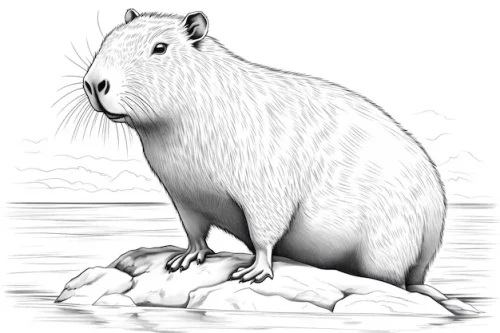 Dibujos de Capibaras 
