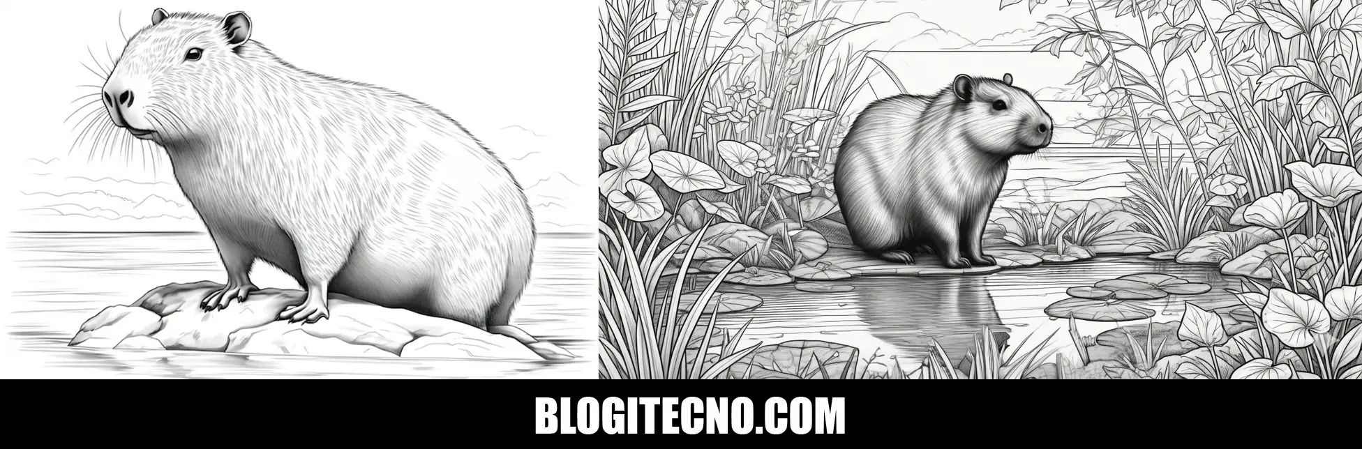 Dibujos de Capibaras