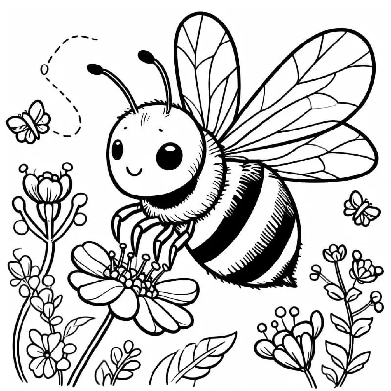 Abeja para Dibujar
