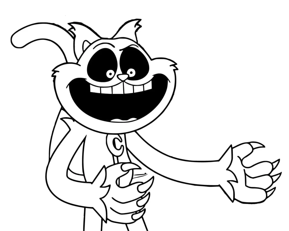 Catnap para Colorear