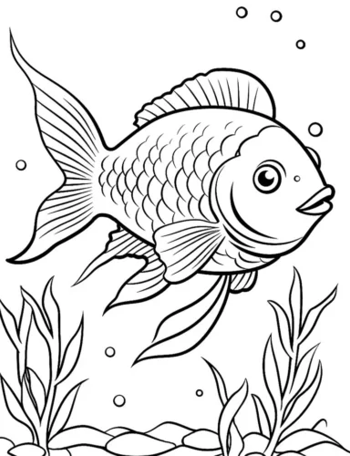 Pez para Colorear