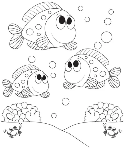 Peces Dibujo Fácil